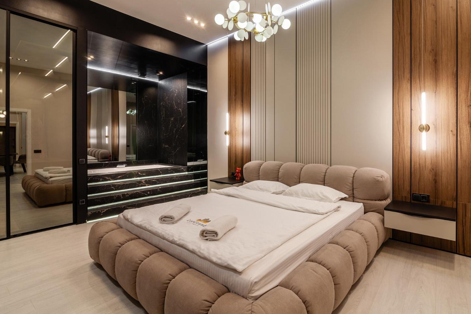 Apartament Leogrand Jacuzzi On Malaniuka 2 Lwów Zewnętrze zdjęcie